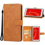 For Lava Z61 Pro Leather Phone Case(Brown)