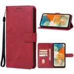 For Samsung Galaxy A24 4G Leather Phone Case(Red)