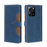 For Xiaomi Poco X5 Pro / Redmi Note 12 Pro Speed Skin Feel Magnetic Buckle Leather Phone Case(Blue)