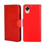 For OPPO A17k Crystal Texture Leather Phone Case(Red)