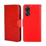 For OPPO Reno8 T 4G Crystal Texture Leather Phone Case(Red)