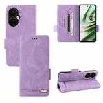 For OnePlus Nord CE 3 5G Magnetic Clasp Leather Phone Case(Purple)
