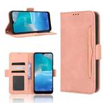 For AT&T Maestro 3 U626AA Skin Feel Calf Texture Card Slots Leather Phone Case(Pink)