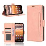 For AT&T Motivate Max U668AA Skin Feel Calf Texture Card Slots Leather Phone Case(Pink)