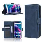 For BLU Bold N2 Skin Feel Calf Texture Card Slots Leather Phone Case(Blue)
