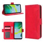 For Motorola Moto E13 4G Skin Feel Calf Texture Card Slots Leather Phone Case(Red)