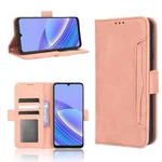 For TCL 40 SE Skin Feel Calf Texture Card Slots Leather Phone Case(Pink)