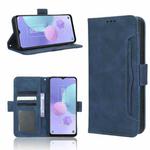 For TCL 405 / 406 T506D Skin Feel Calf Texture Card Slots Leather Phone Case(Blue)