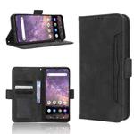 For Wiko Voix U616A Skin Feel Calf Texture Card Slots Leather Phone Case(Black)