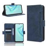 For Infinix Hot 20 Play Skin Feel Calf Texture Card Slots Leather Phone Case(Blue)