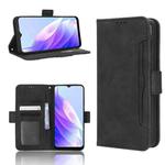 For Blackview A52 Skin Feel Calf Texture Card Slots Leather Phone Case(Black)