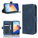 For Blackview BV7200 Skin Feel Calf Texture Card Slots Leather Phone Case(Blue)