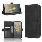 For Nokia C31 Skin Feel Calf Texture Card Slots Leather Phone Case(Black)