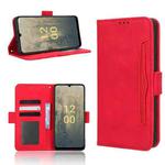 For Nokia C31 Skin Feel Calf Texture Card Slots Leather Phone Case(Red)