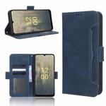 For Nokia C31 Skin Feel Calf Texture Card Slots Leather Phone Case(Blue)