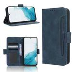 For Samsung Galaxy A54 5G Skin Feel Calf Texture Card Slots Leather Phone Case(Blue)