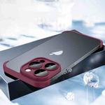 For iPhone 12 Pro Max Four Corners + Camera TPU Phone Protective Frame(Red)