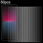 For Sony Xperia 10 V 50pcs 0.26mm 9H 2.5D Tempered Glass Film