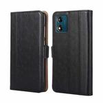 For Motorola Moto E13 4G Ostrich Texture Flip Leather Phone Case(Black)