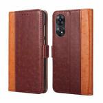For OPPO Reno8 T 4G Ostrich Texture Flip Leather Phone Case(Brown)