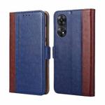 For OPPO Reno8 T 4G Ostrich Texture Flip Leather Phone Case(Blue)