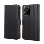 For Xiaomi Poco X5 Pro / Redmi Note 12 Pro Speed Ostrich Texture Flip Leather Phone Case(Black)