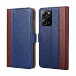 For Xiaomi Poco X5 Pro / Redmi Note 12 Pro Speed Ostrich Texture Flip Leather Phone Case(Blue)