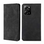For Xiaomi Poco X5 Pro / Redmi Note 12 Pro Speed Skin Feel Magnetic Horizontal Flip Leather Phone Case(Black)