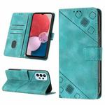 For Samsung Galaxy A13 Lite / A13 4G Skin-feel Embossed Leather Phone Case(Green)