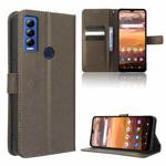 For AT&T Motivate Max U668AA Diamond Texture Leather Phone Case(Brown)