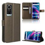 For BLU Bold N2 Diamond Texture Leather Phone Case(Brown)