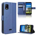 For AT&T Calypso 3 U328AA Diamond Texture Leather Phone Case(Blue)