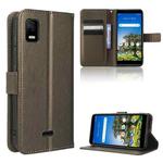 For AT&T Calypso 3 U328AA Diamond Texture Leather Phone Case(Brown)