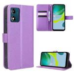 For Motorola Moto E13 4G Diamond Texture Leather Phone Case(Purple)