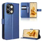 For OPPO Reno9 / Reno9 Pro 5G Diamond Texture Leather Phone Case(Blue)