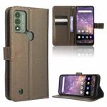 For Wiko Voix U616AT Diamond Texture Leather Phone Case(Brown)