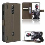 For ZTE nubia Red Magic 8 Pro / 8 Pro+ Diamond Texture Leather Phone Case(Brown)