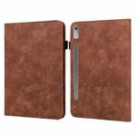 For Lenovo Pad Pro 2022 11.2 inch / Tab P11 Pro Gen 2 Lace Flower Embossing Pattern Leather Tablet Case(Brown)