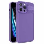 For iPhone SE 2022 / 2020 / 7 / 8 Twill Texture TPU Shockproof Phone Case(Purple)