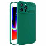 For iPhone 7 Plus / 8 Plus Twill Texture TPU Shockproof Phone Case(Green)