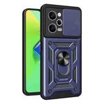 For Xiaomi Redmi Note 12 Pro 5G Sliding Camera Cover Design Phone Case(Blue)