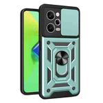 For Xiaomi Redmi Note 12 Pro 5G Sliding Camera Cover Design Phone Case(Dark Green)