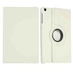 For Huawei Matepad SE 10.4 360 Degree Rotation Litchi Texture Tablet Leather Case(White)