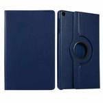 For Huawei Matepad SE 10.4 360 Degree Rotation Litchi Texture Tablet Leather Case(Dark Blue)