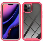 For iPhone 11 Pro Starry Sky Solid Color Series Shockproof PC + TPU Protective Case(Red)