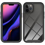 For iPhone 11 Pro Starry Sky Solid Color Series Shockproof PC + TPU Protective Case(Black)