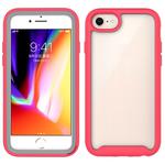 For iPhone SE 2022 / SE 2020 / 8 / 7 Starry Sky Solid Color Series Shockproof PC + TPU Protective Case(Red)