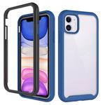 For iPhone 11 Starry Sky Solid Color Series Shockproof PC + TPU Protective Case(Royal Blue)