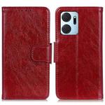 For Honor X7a 4G Nappa Texture Flip Leather Phone Case(Red)