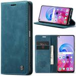 CaseMe 013 Multifunctional Horizontal Flip Leather Phone Case For OPPO A96 4G / A36 4G／A76 4G／K10 4G ／Realme 9i 4G (Blue)